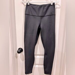90 degree by Reflex shiny black legging. Size small. Firm support high waisted.